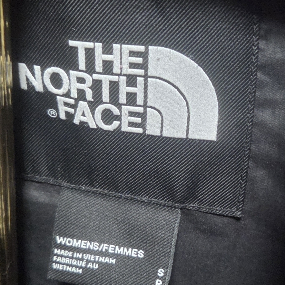 The North Face 550 Down Puffer Parka Mid Length Womens Size Small - Picture 7 of 8